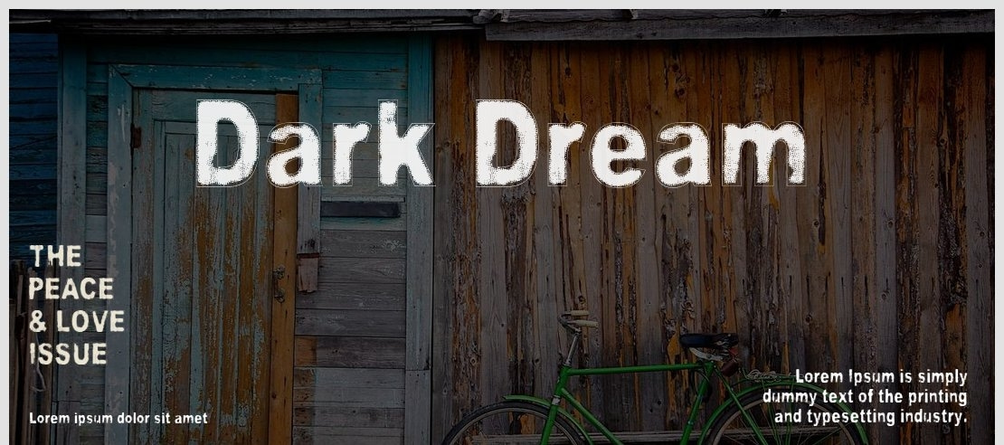 Dark Dream Font