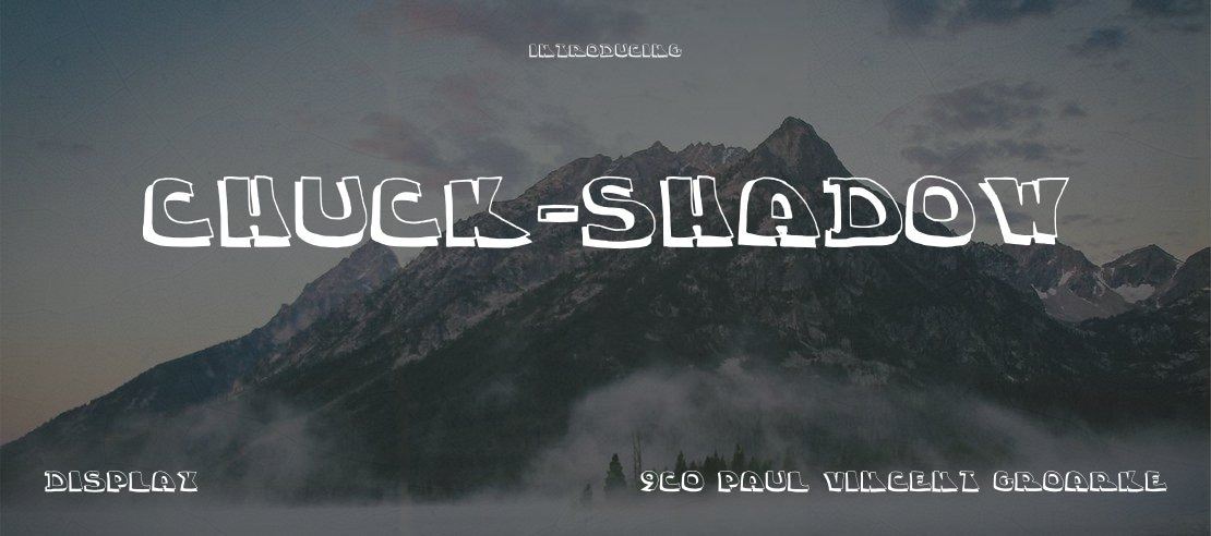 chuck-shadow Font