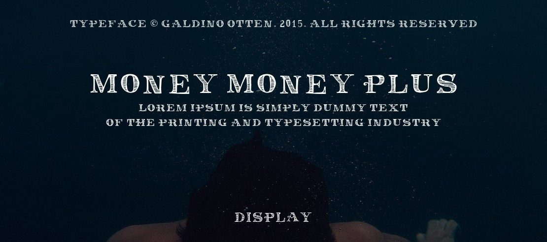 Money Money Plus Font