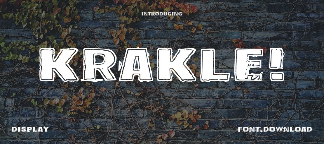 Krakle! Font