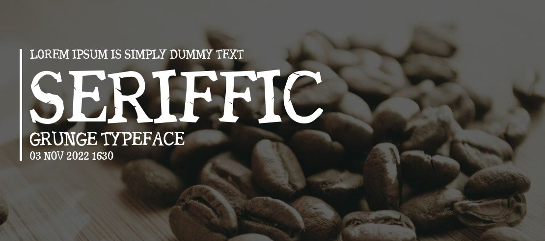 Seriffic Grunge Font