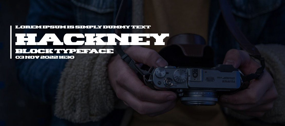 Hackney Block Font Family