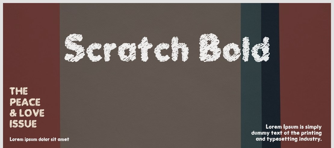 Scratch Bold Font