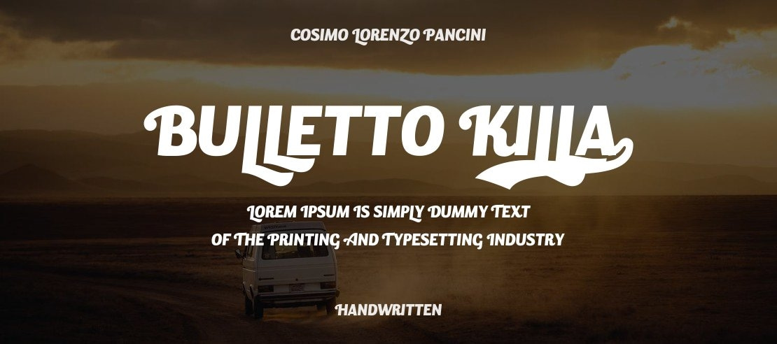 Bulletto Killa¬ Font