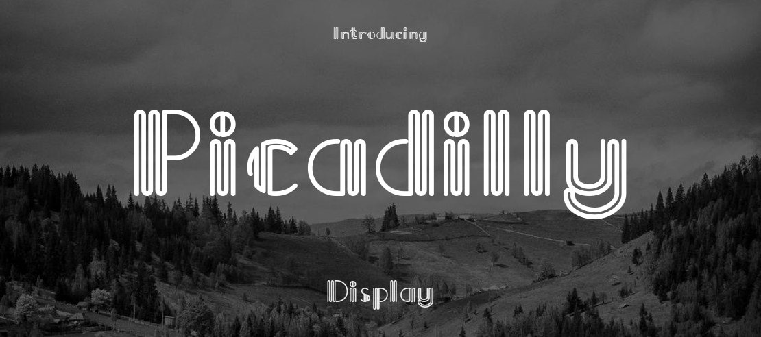 Picadilly Font Family