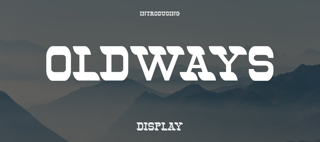 Oldways Font Family