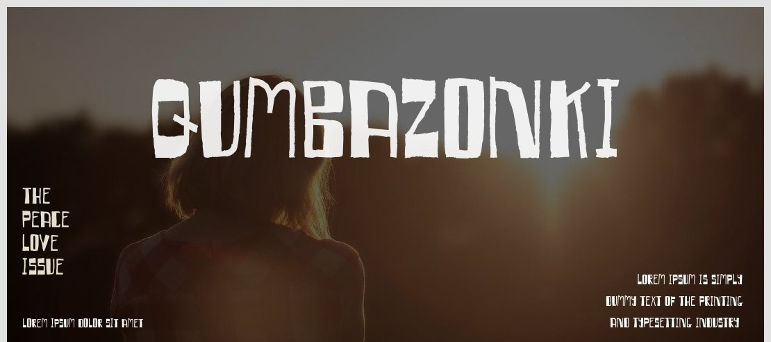 Qumbazonki Font