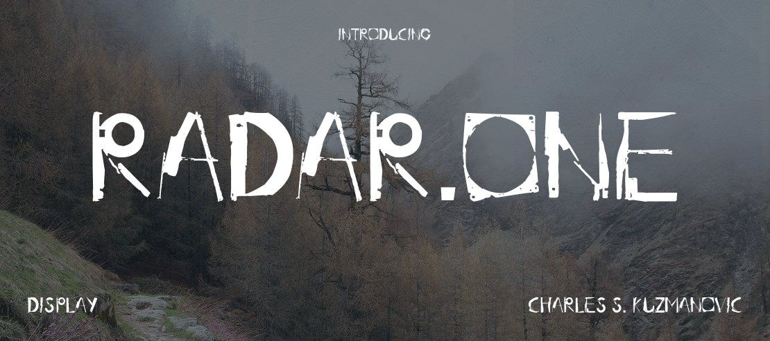 Radar.One Font