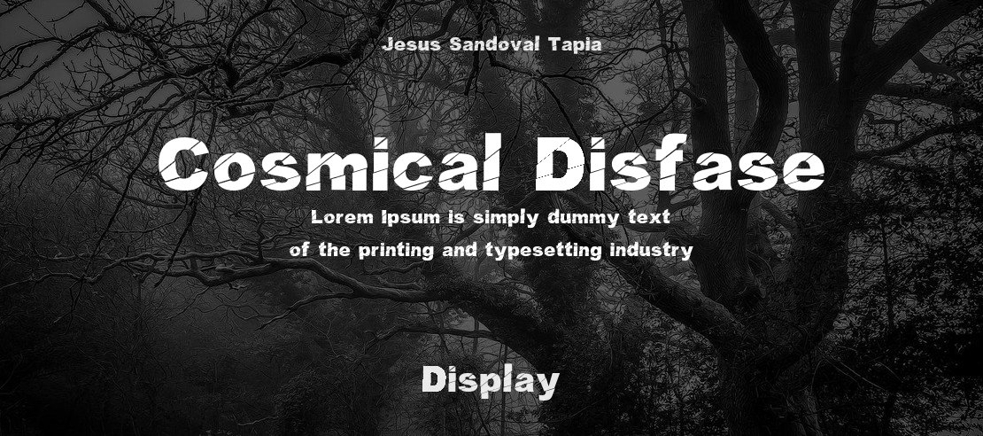 Cosmical Disfase Font