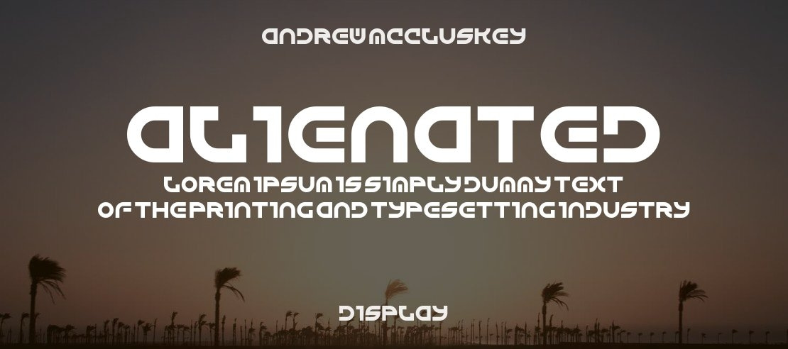 Alienated Font