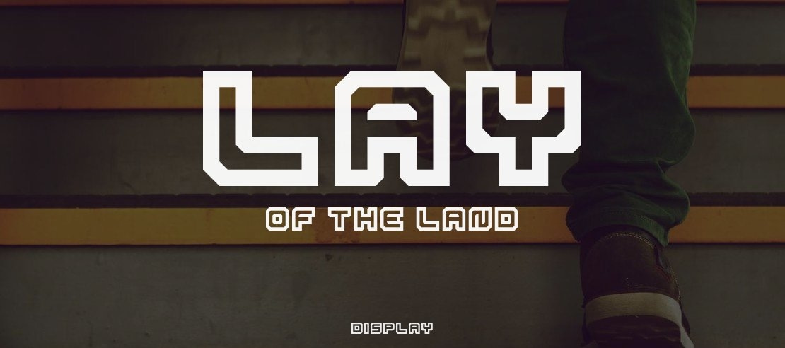 Lay Of The Land Font