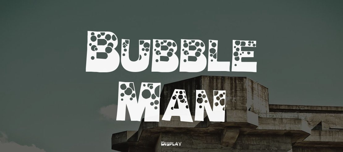 Bubble Man Font