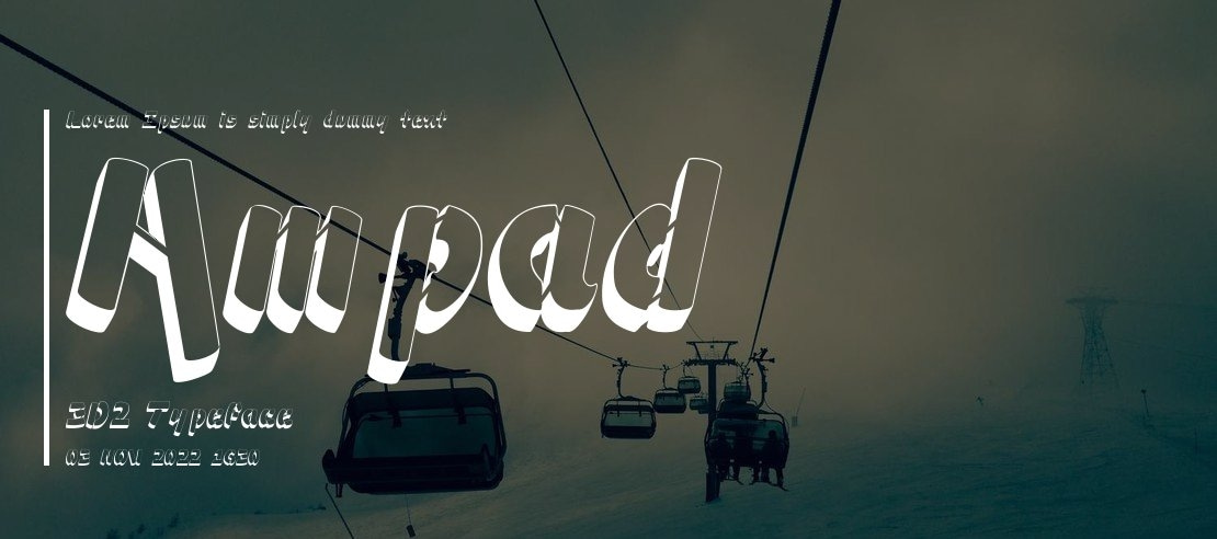 Ampad 3D2 Font Family