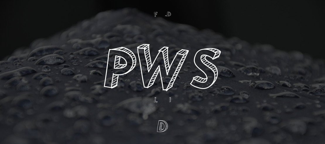 PWShaded Font