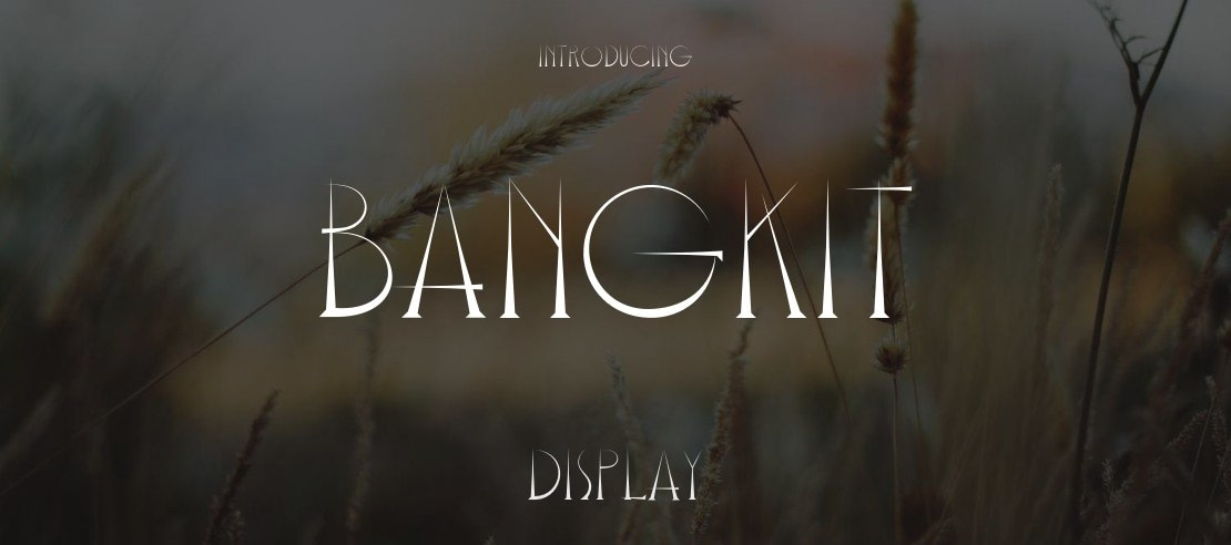 Bangkit Font