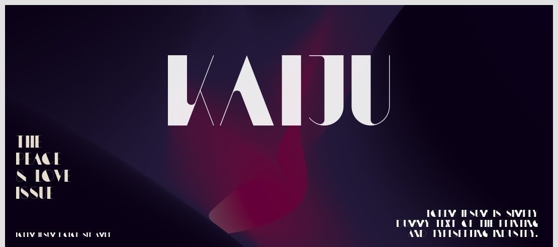 Kaiju Font Family