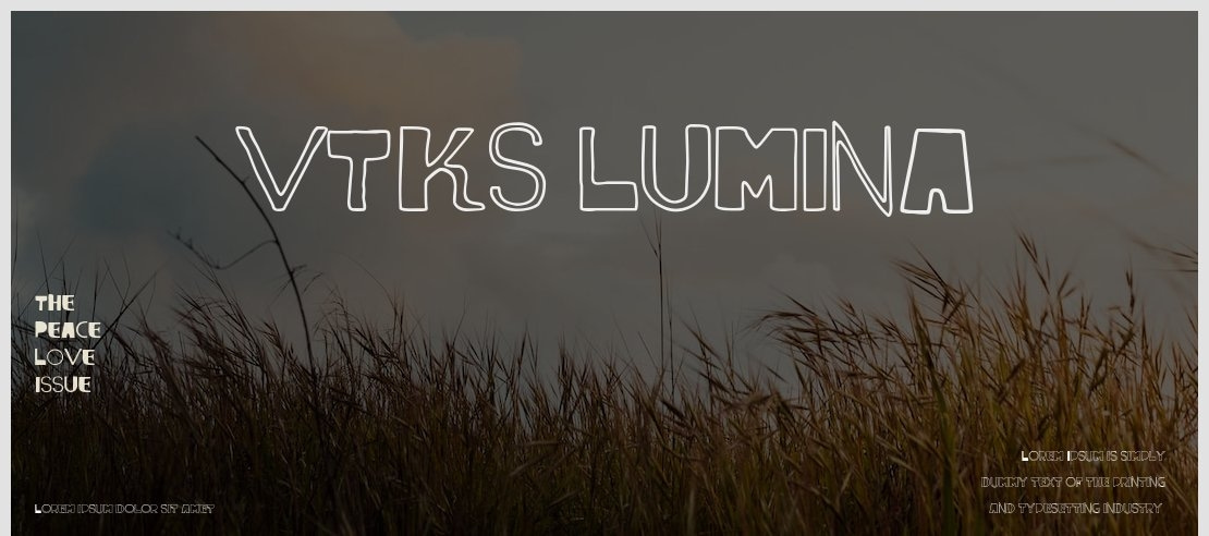 vtks lumina Font