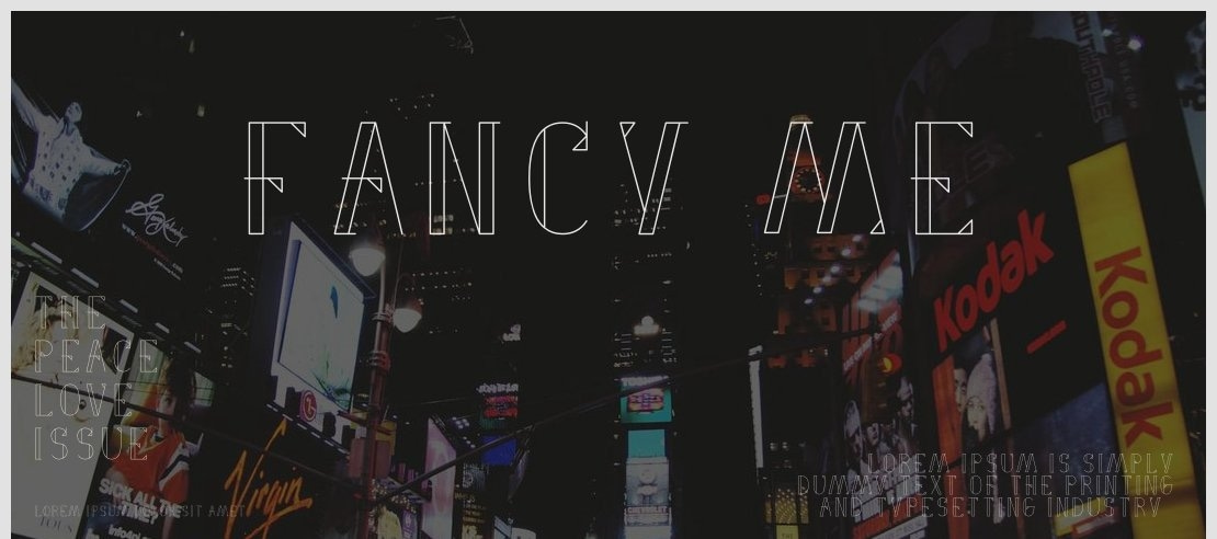 Fancy Me Font