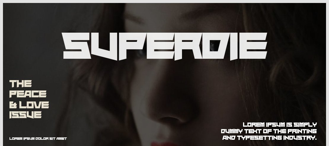 Superdie Font