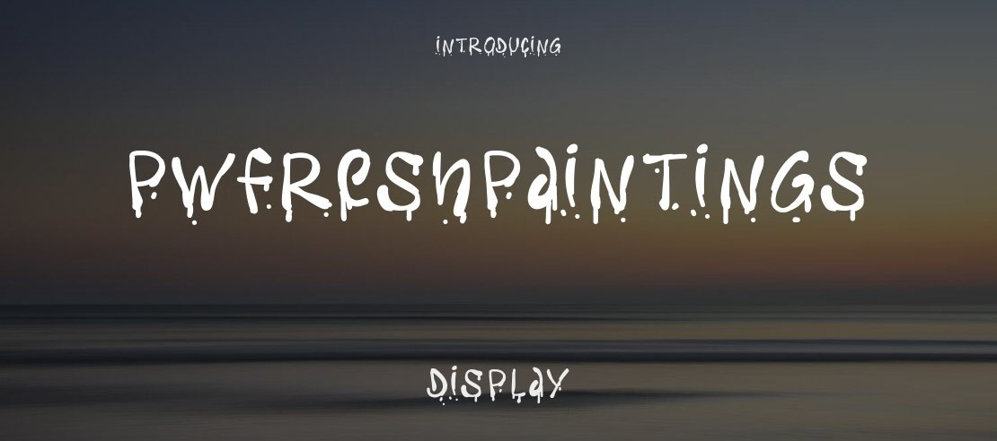 PWFreshpaintings Font