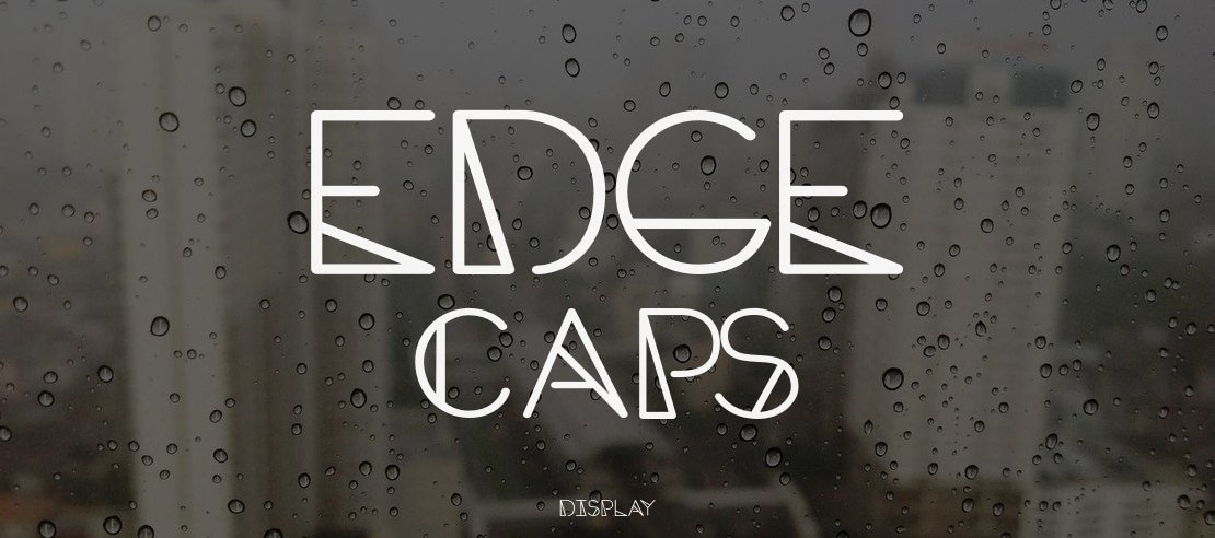 Edge Caps Font