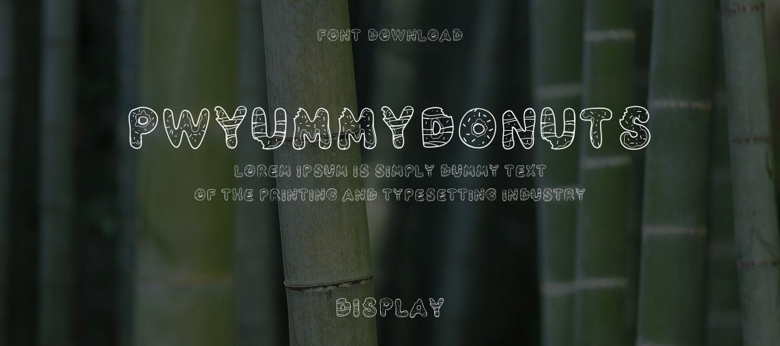 PWYummyDonuts Font