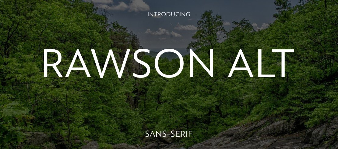 Rawson Alt Font Family