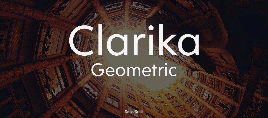 Clarika Geometric Font Family