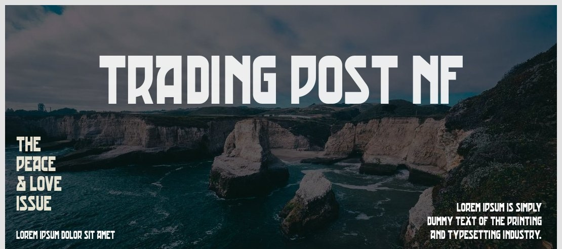 Trading Post NF Font