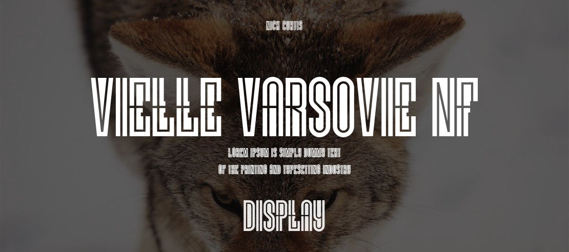 Vielle Varsovie NF Font