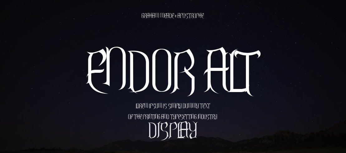 Endor Alt Font Family