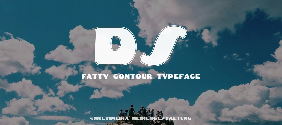 DS Fatty Contour Font Family