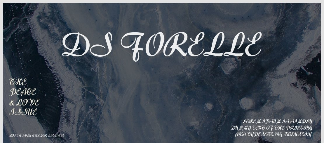 DS Forelle Font