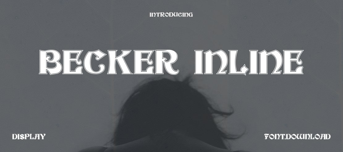 Becker Inline Font Family