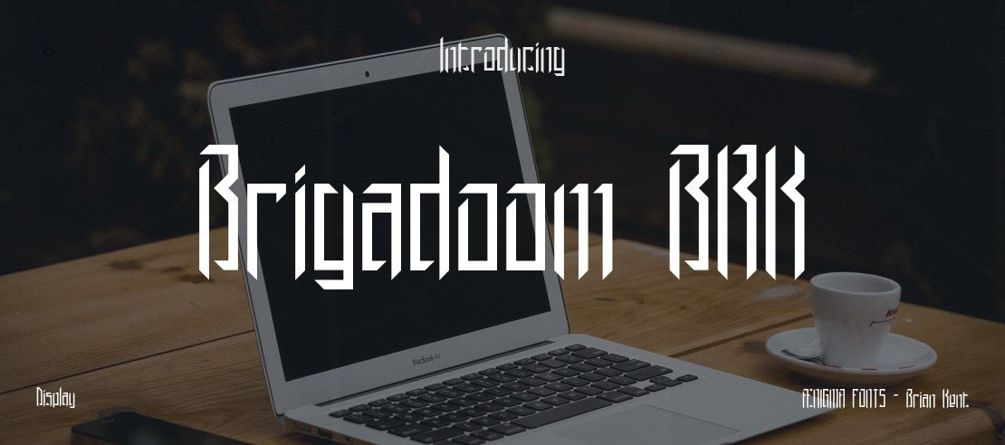 Brigadoom BRK Font Family
