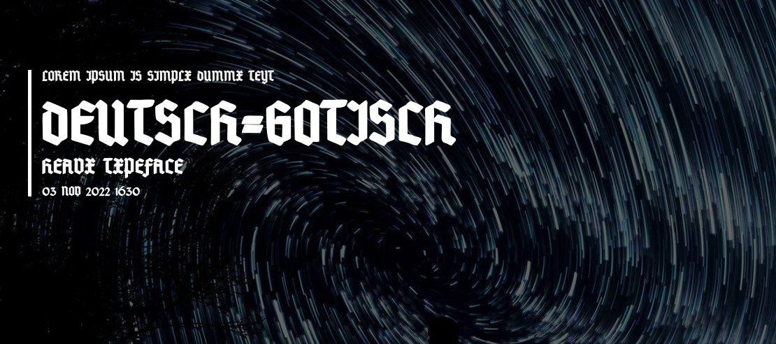 Deutsch-Gotisch Heavy Font Family