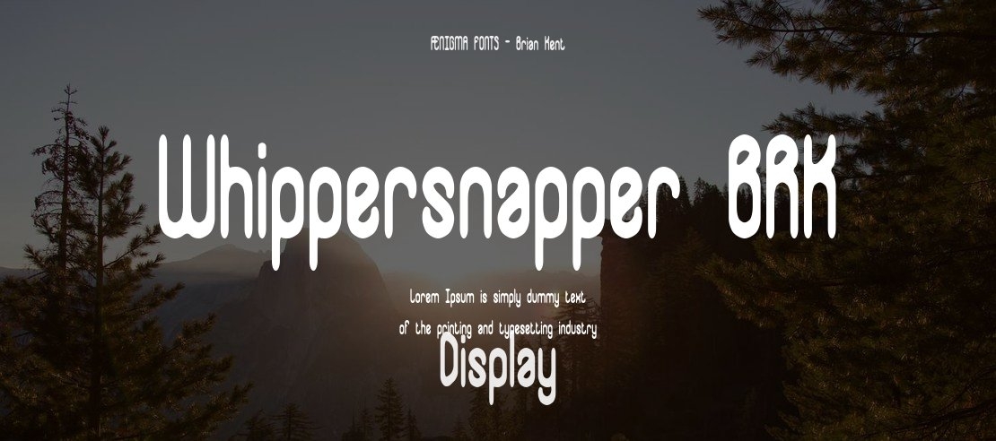 Whippersnapper BRK Font