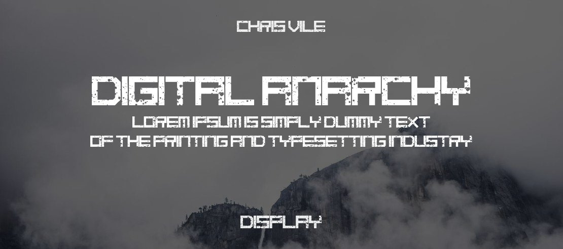 digital anarchy Font