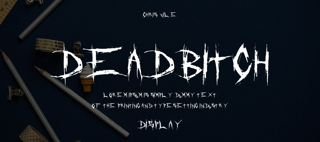 DeadBitch Font