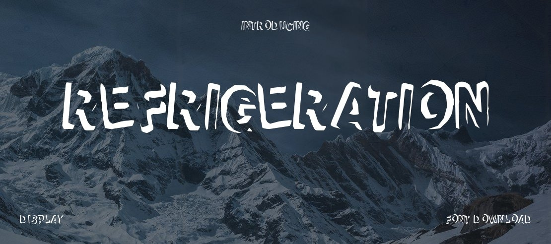 Refrigeration Font