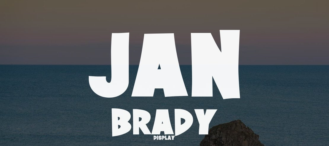 Jan Brady Font Family