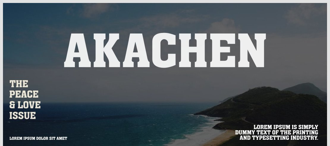 akaChen Font