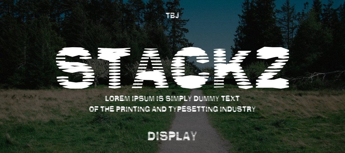 Stackz Font