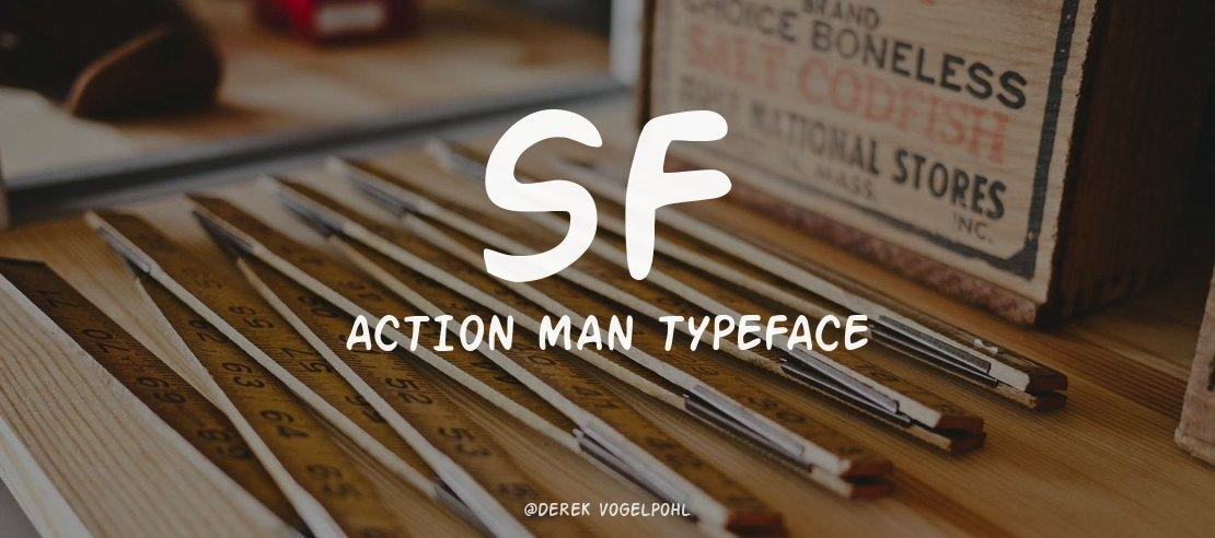 SF Action Man Font Family