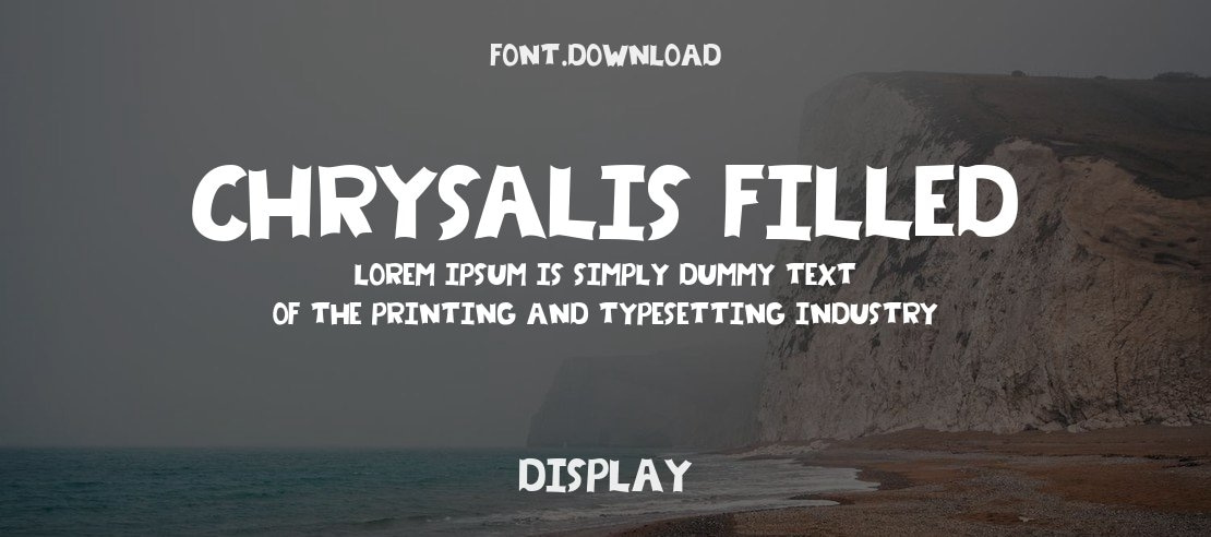 Chrysalis Filled Font Family