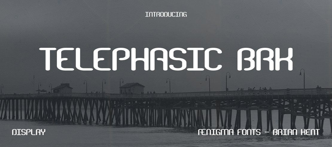 Telephasic BRK Font