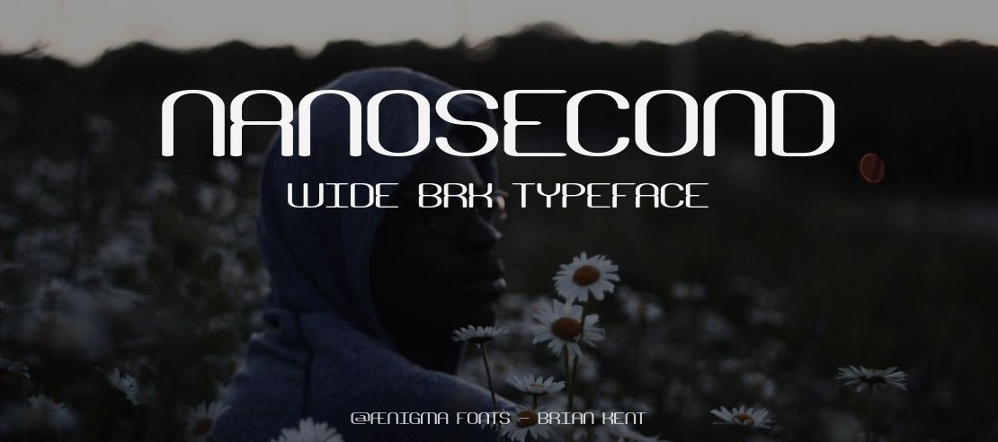 Nanosecond Wide BRK Font Family