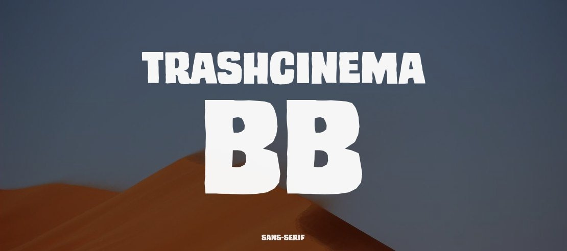 TrashCinema BB Font Family