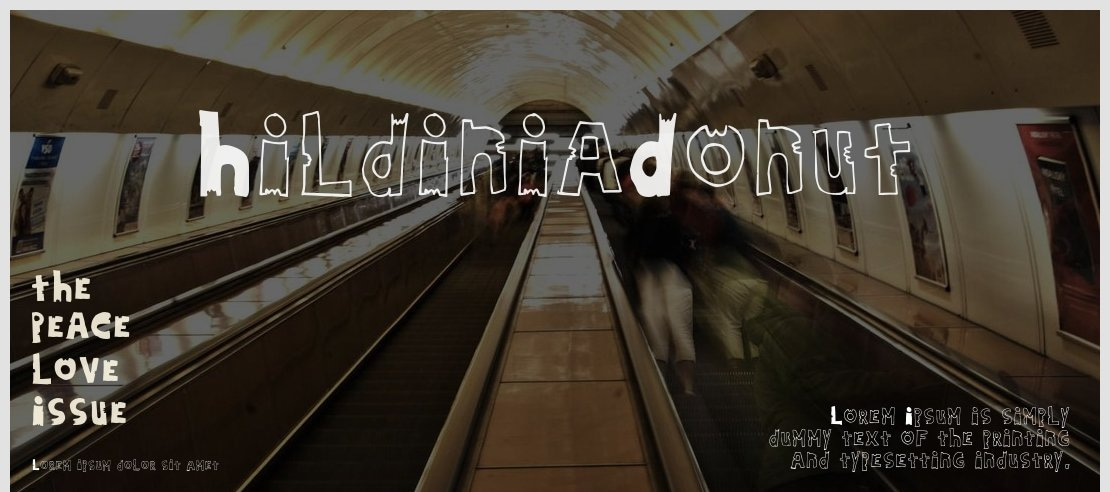 HildiniaDonut Font