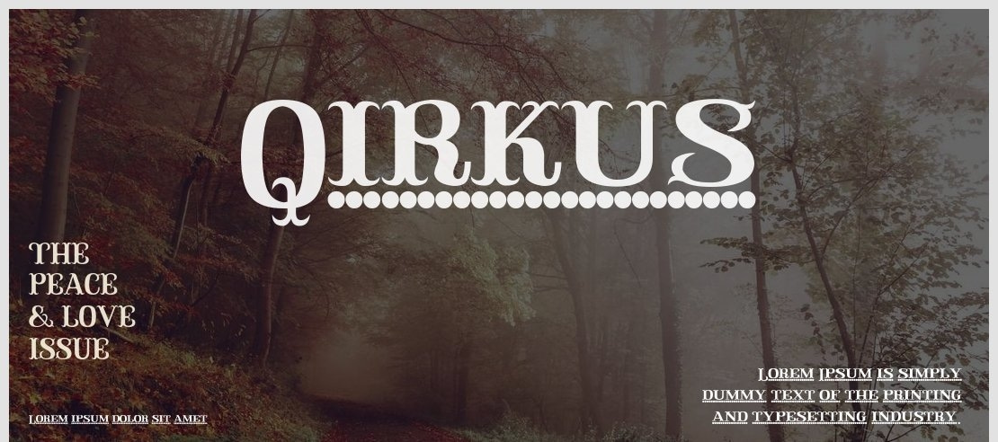 Qirkus Font